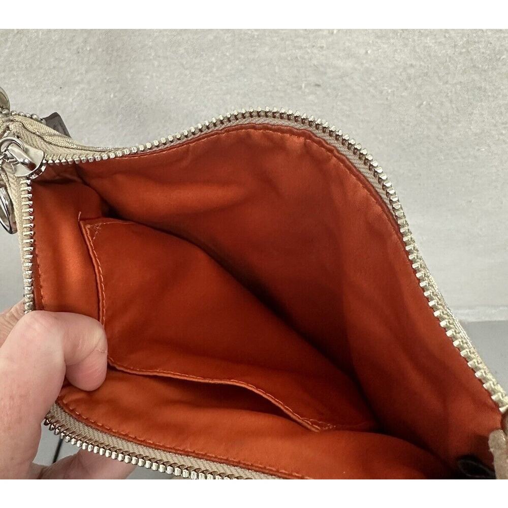 Coach Poppy Swingback Crossbody‎ Purse Silver Accents - Picture 8 of 11
